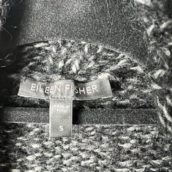 Eileen fisher alpaca wool open cardigan women’s small oversized - Picture 4 of 8